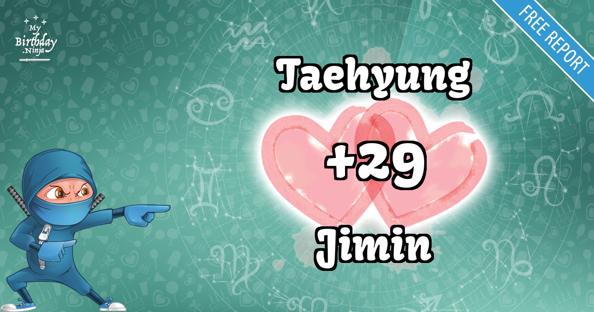 Taehyung and Jimin Love Match Score