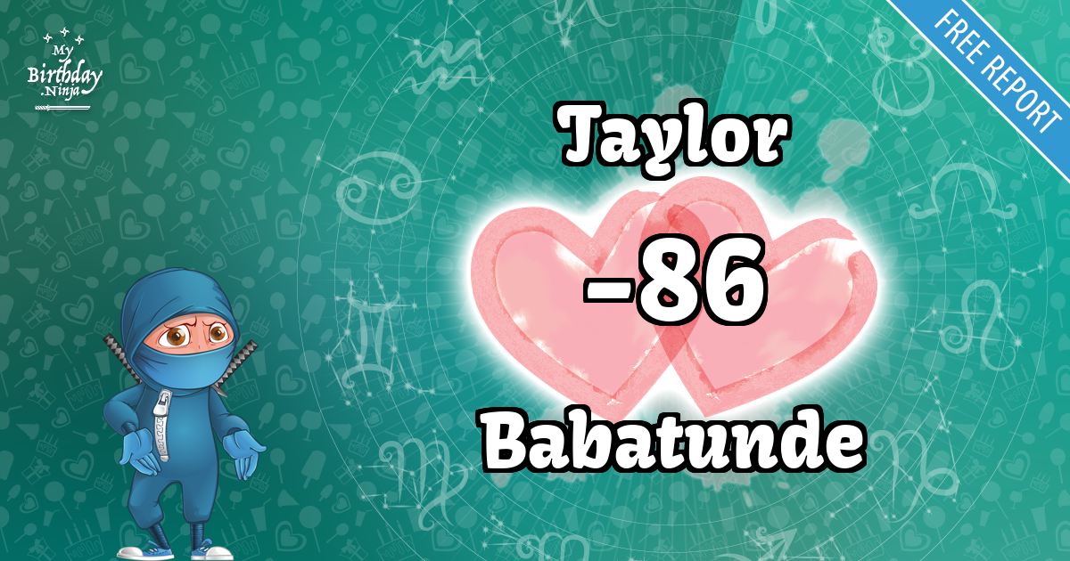 Taylor and Babatunde Love Match Score