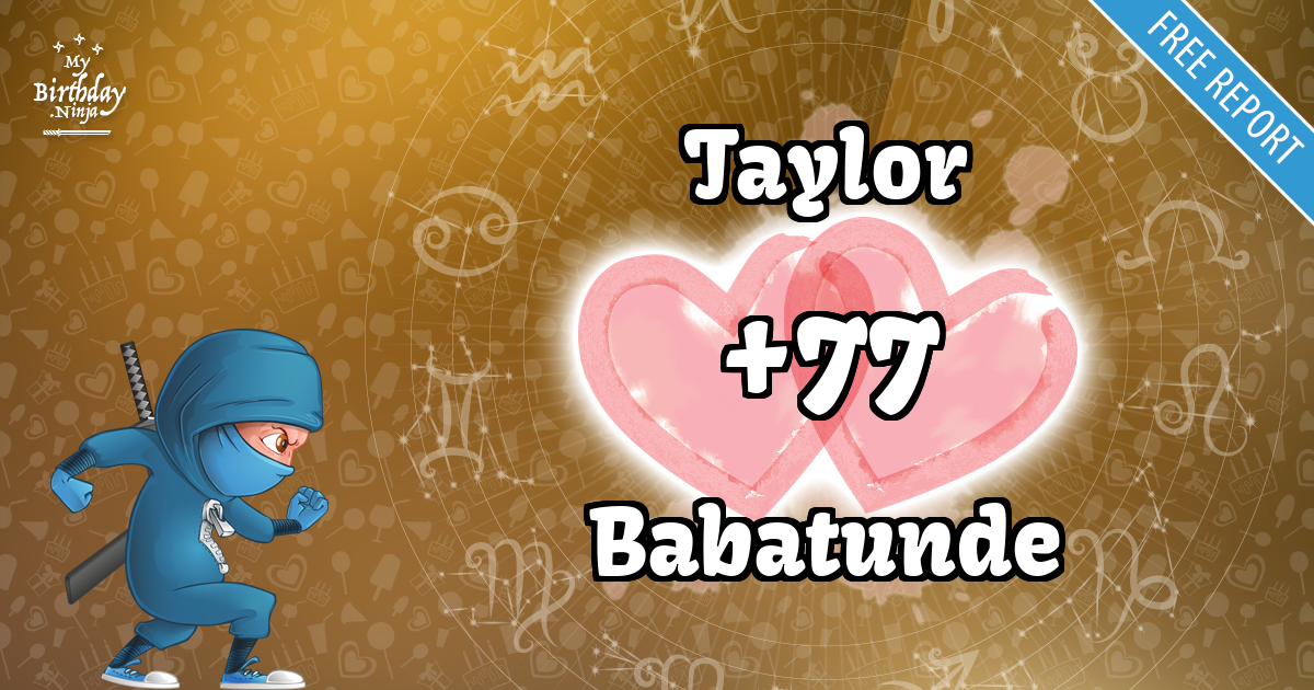 Taylor and Babatunde Love Match Score