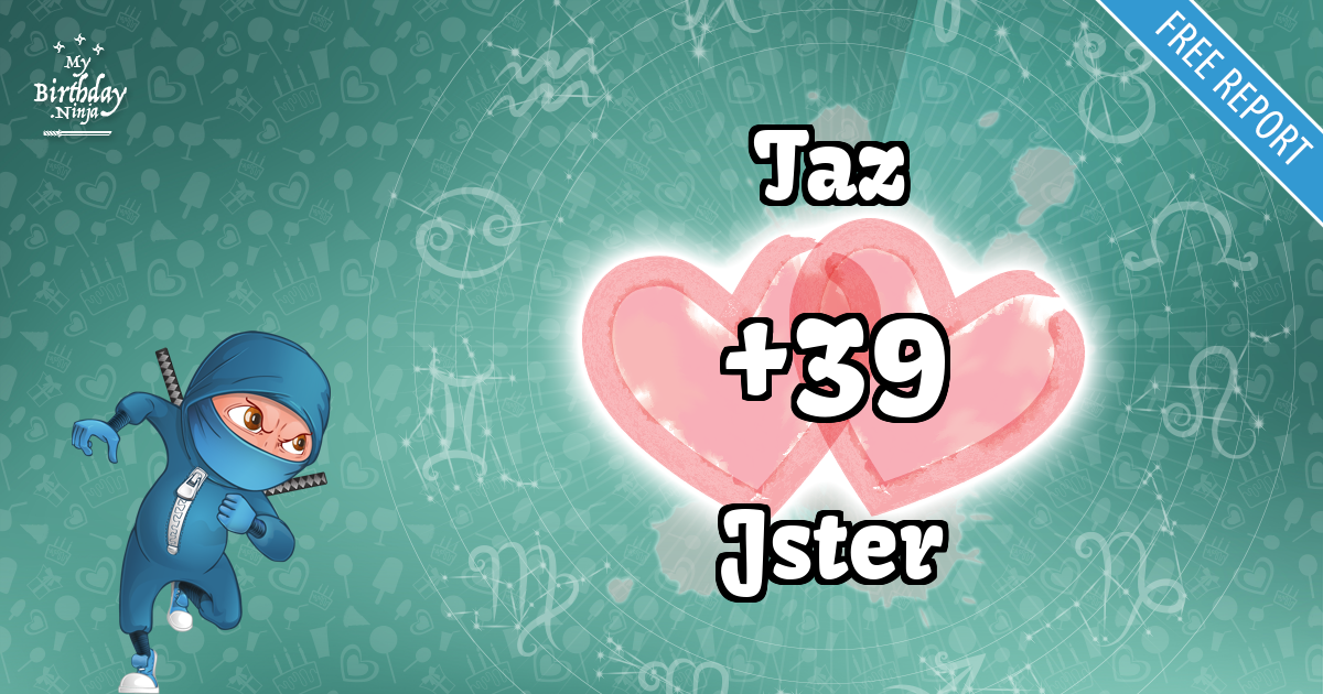 Taz and Jster Love Match Score