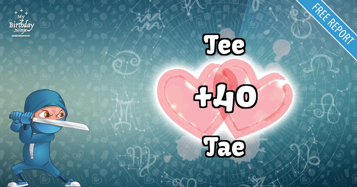 Tee and Tae Love Match Score