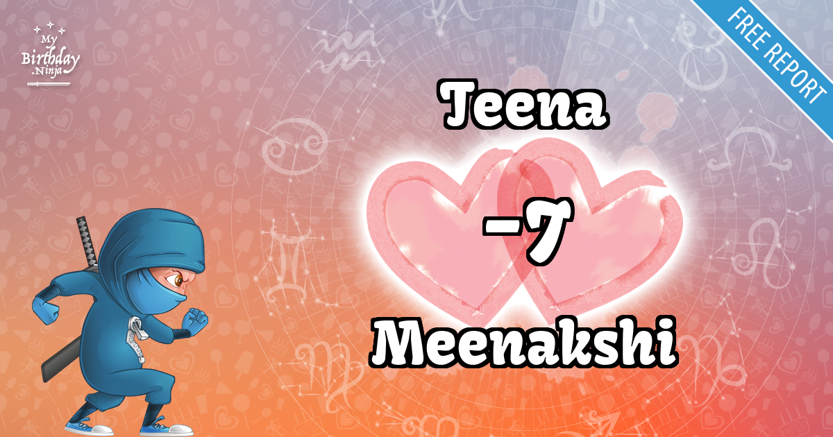 Teena and Meenakshi Love Match Score