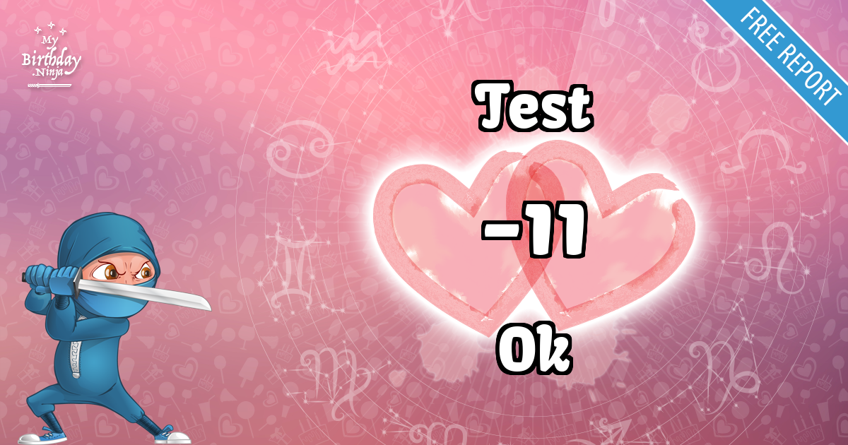 Test and Ok Love Match Score
