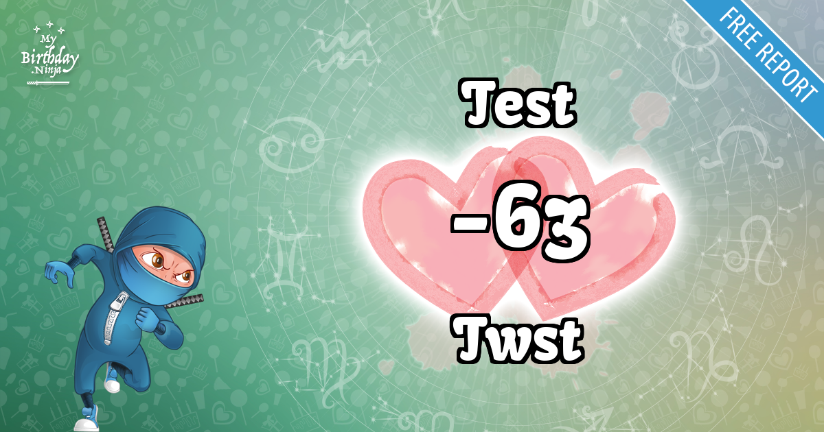 Test and Twst Love Match Score