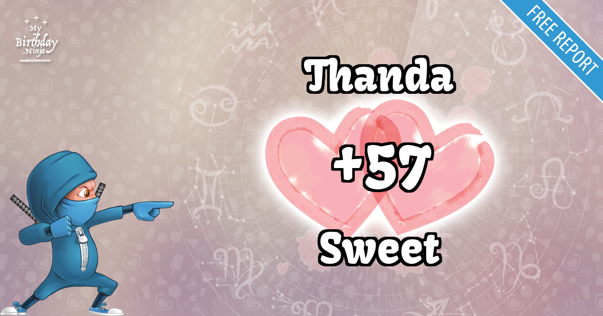 Thanda and Sweet Love Match Score