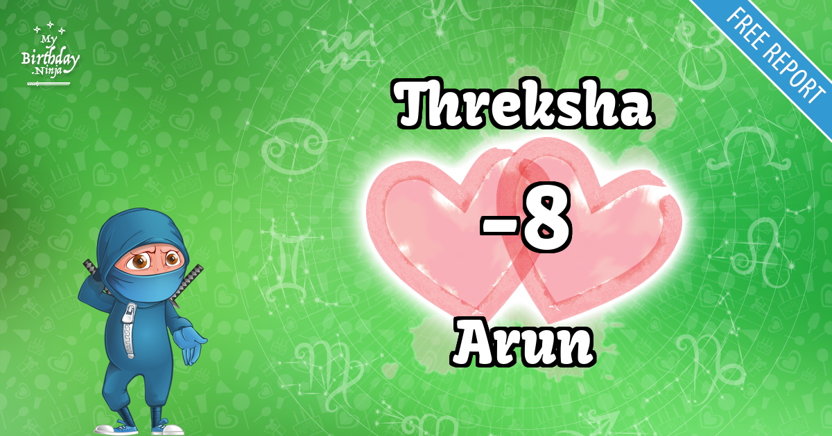 Threksha and Arun Love Match Score