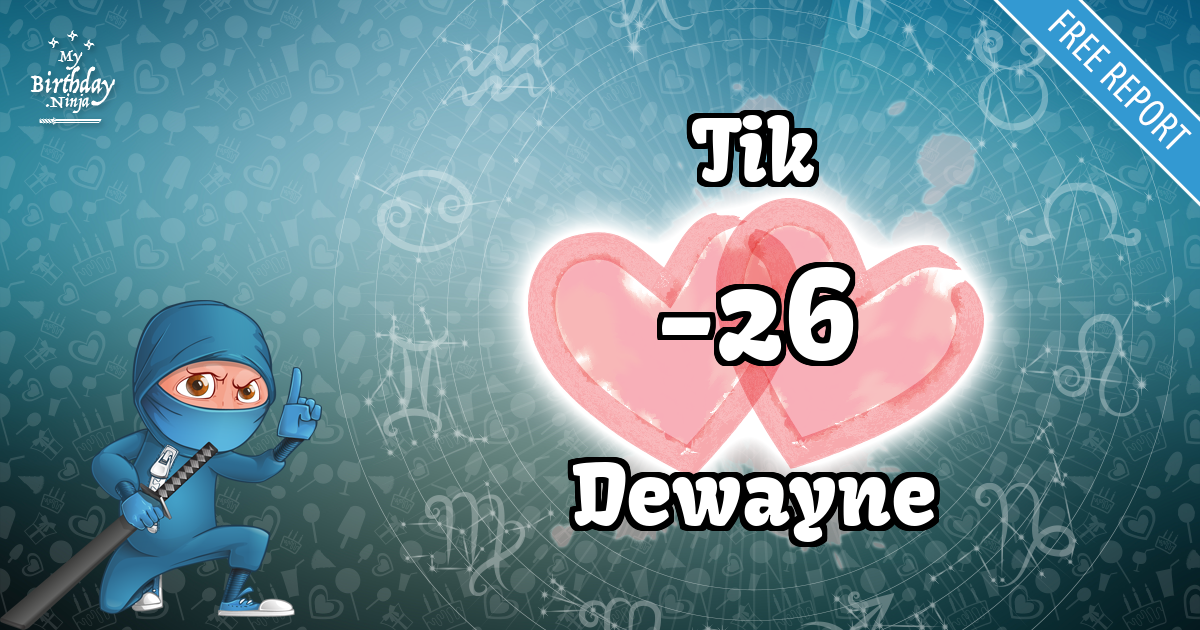 Tik and Dewayne Love Match Score