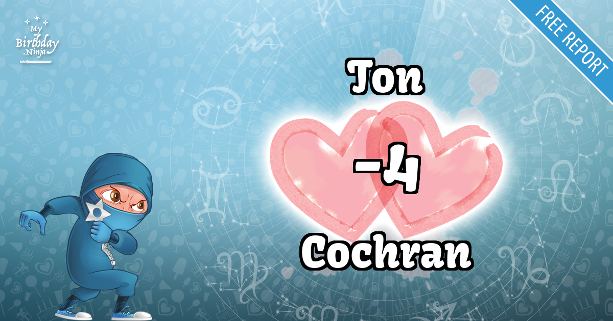 Ton and Cochran Love Match Score