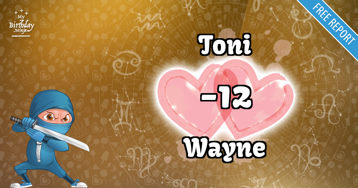 Toni and Wayne Love Match Score