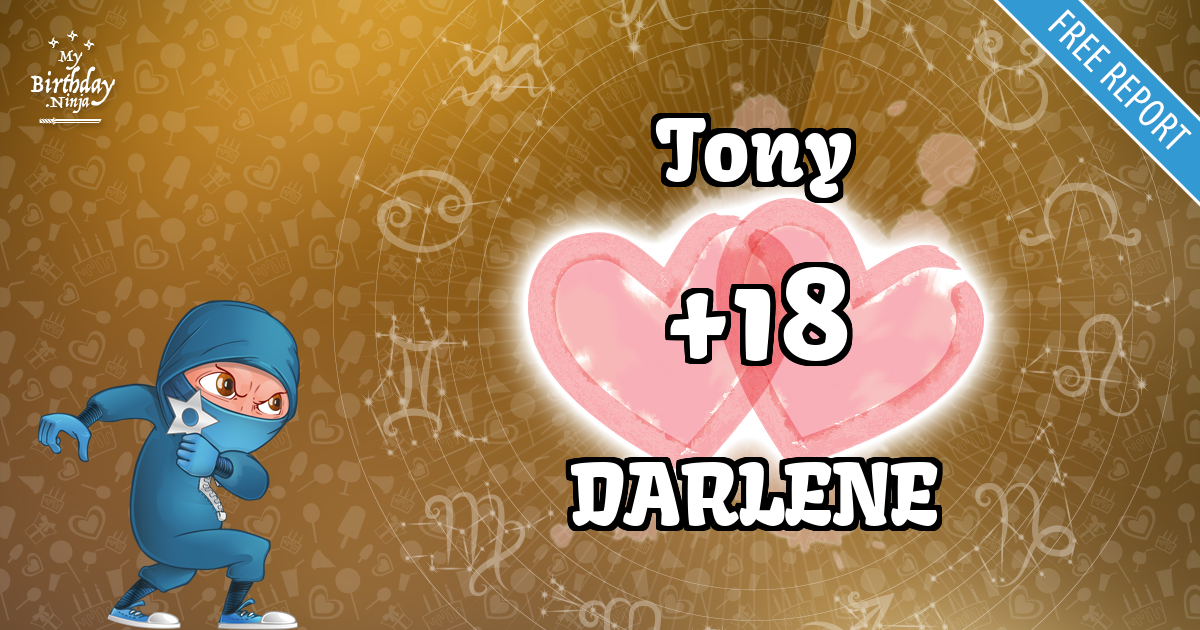 Tony and DARLENE Love Match Score