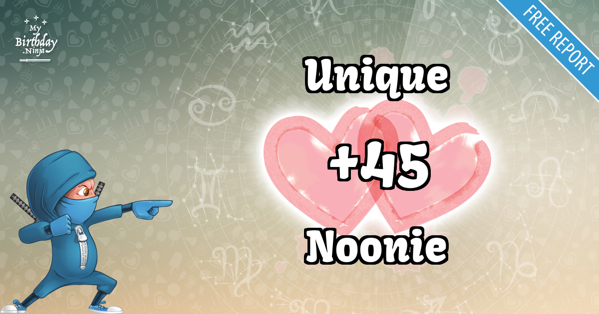Unique and Noonie Love Match Score