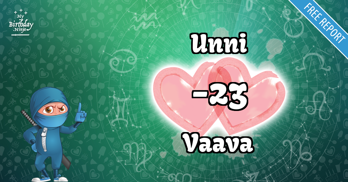 Unni and Vaava Love Match Score