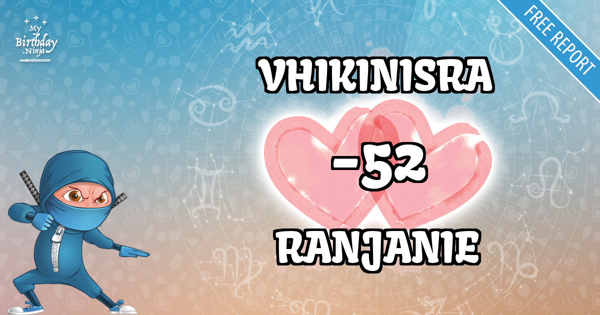 VHIKINISRA and RANJANIE Love Match Score