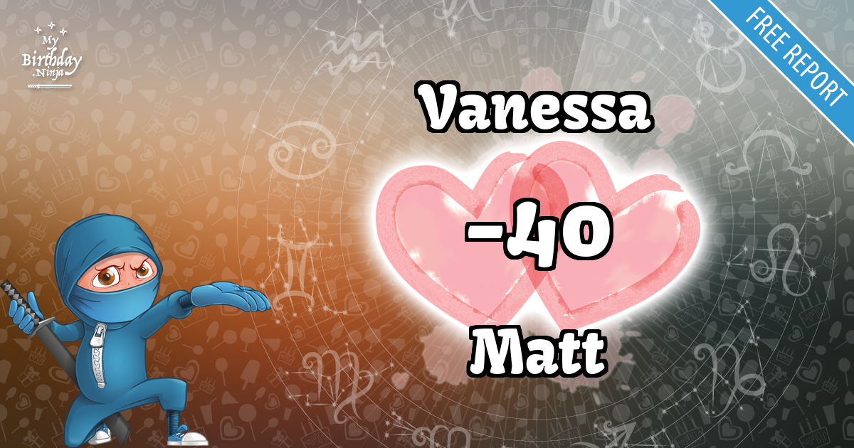 Vanessa and Matt Love Match Score