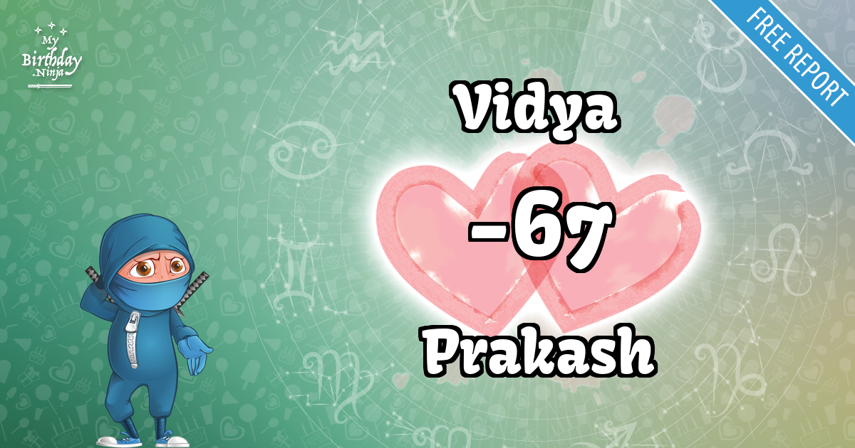 Vidya and Prakash Love Match Score