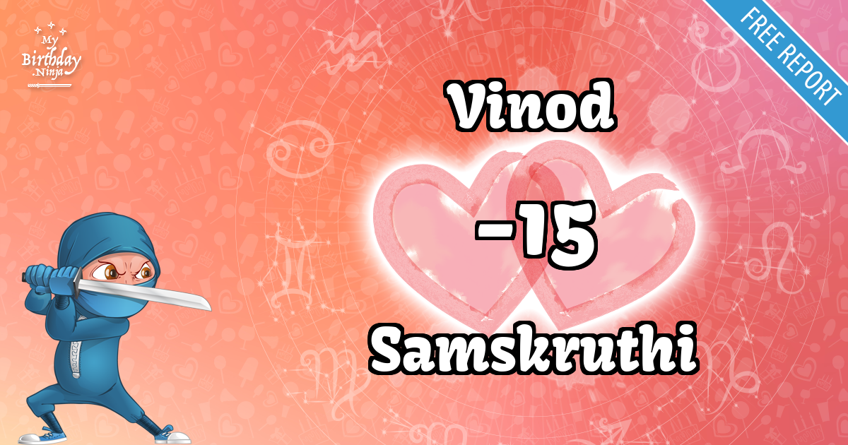 Vinod and Samskruthi Love Match Score