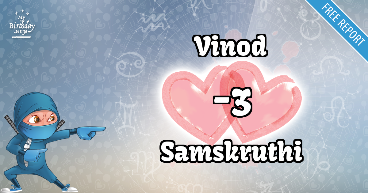 Vinod and Samskruthi Love Match Score