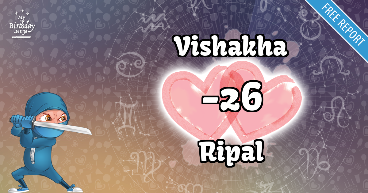 Vishakha and Ripal Love Match Score