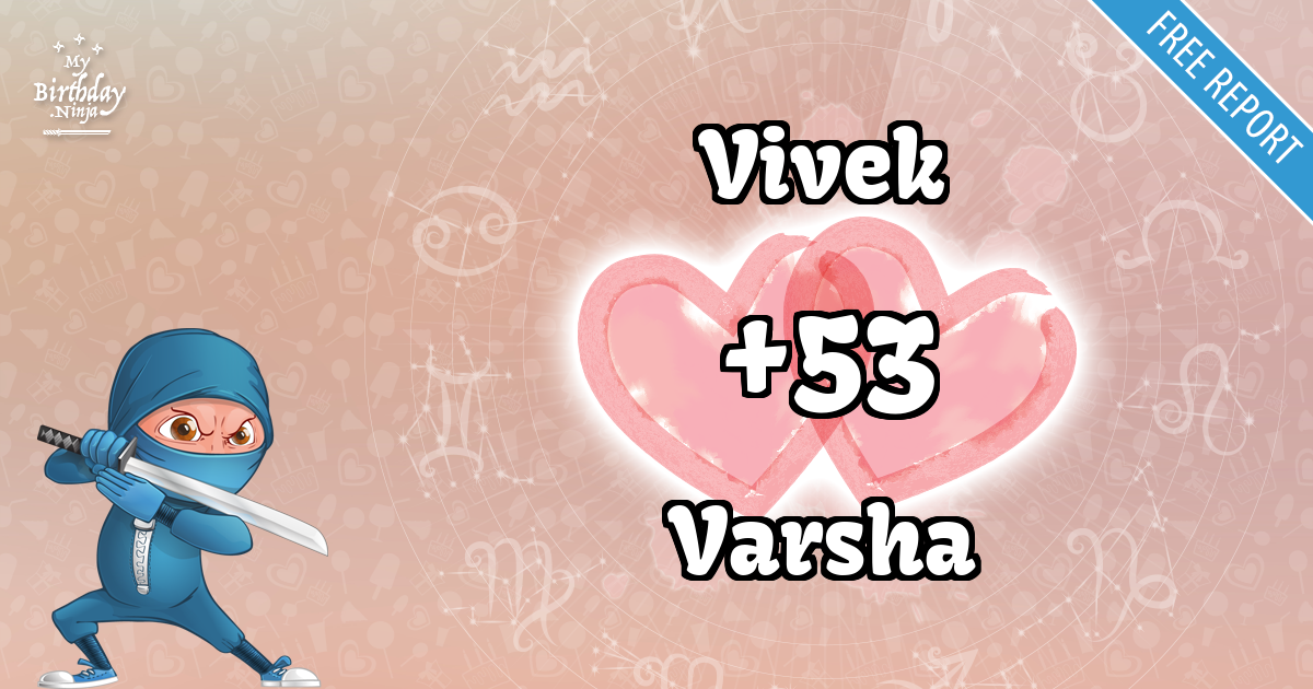 Vivek and Varsha Love Match Score