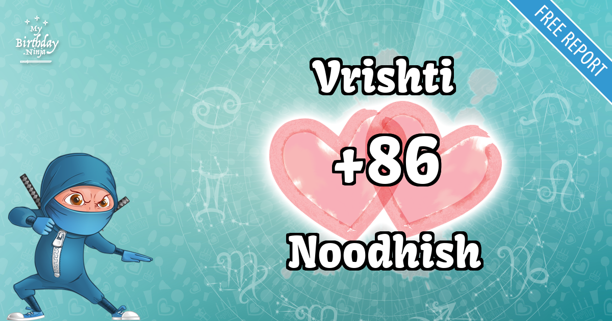 Vrishti and Noodhish Love Match Score