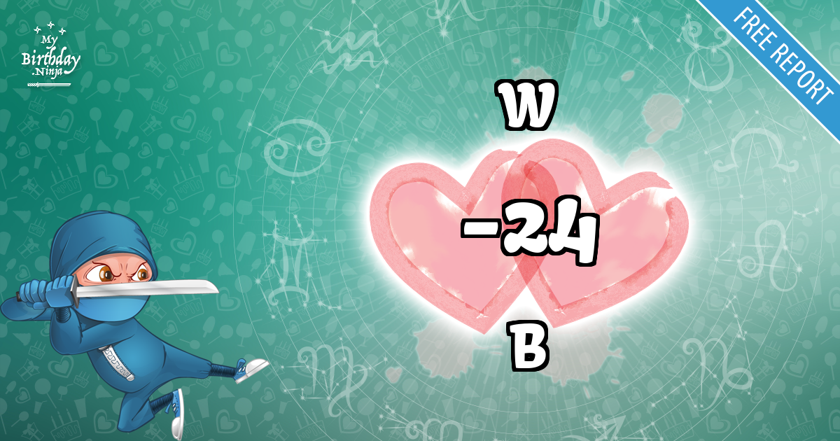W and B Love Match Score