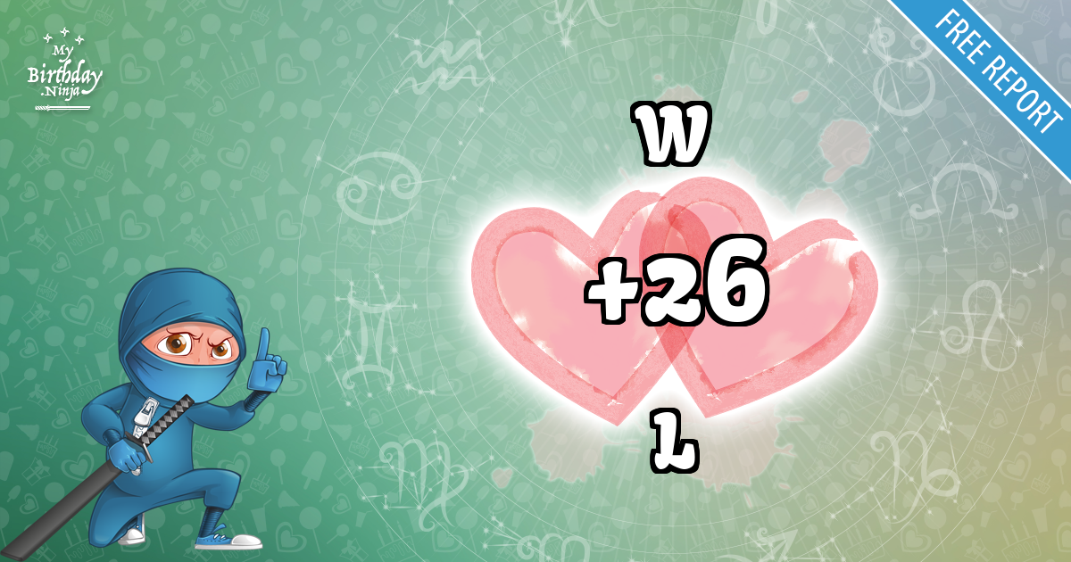 W and L Love Match Score