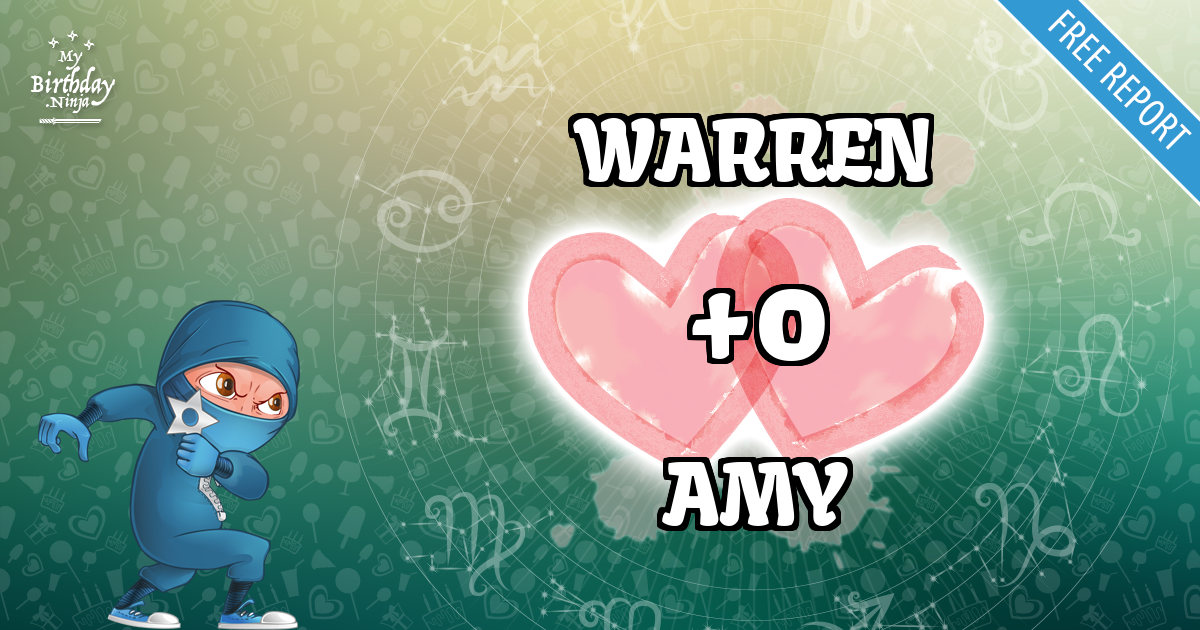 WARREN and AMY Love Match Score