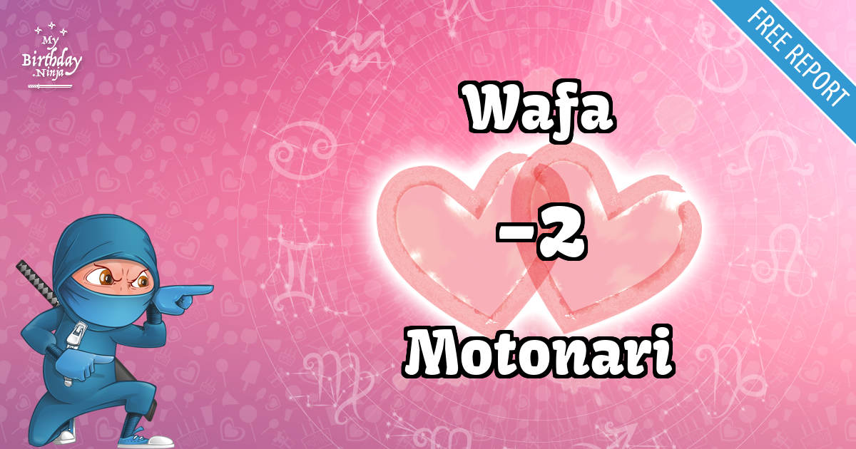 Wafa and Motonari Love Match Score