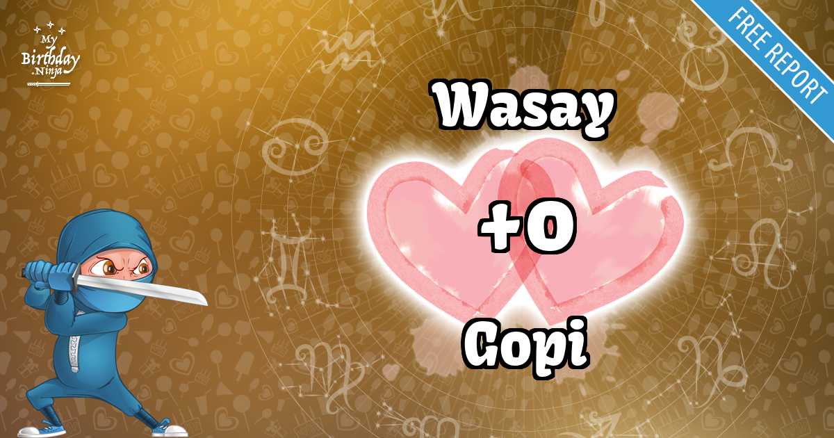 Wasay and Gopi Love Match Score