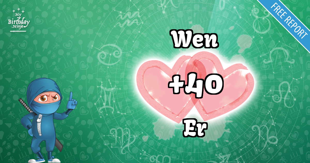 Wen and Er Love Match Score