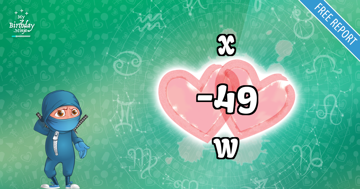 X and W Love Match Score