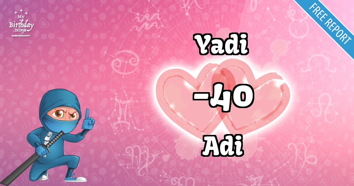 Yadi and Adi Love Match Score