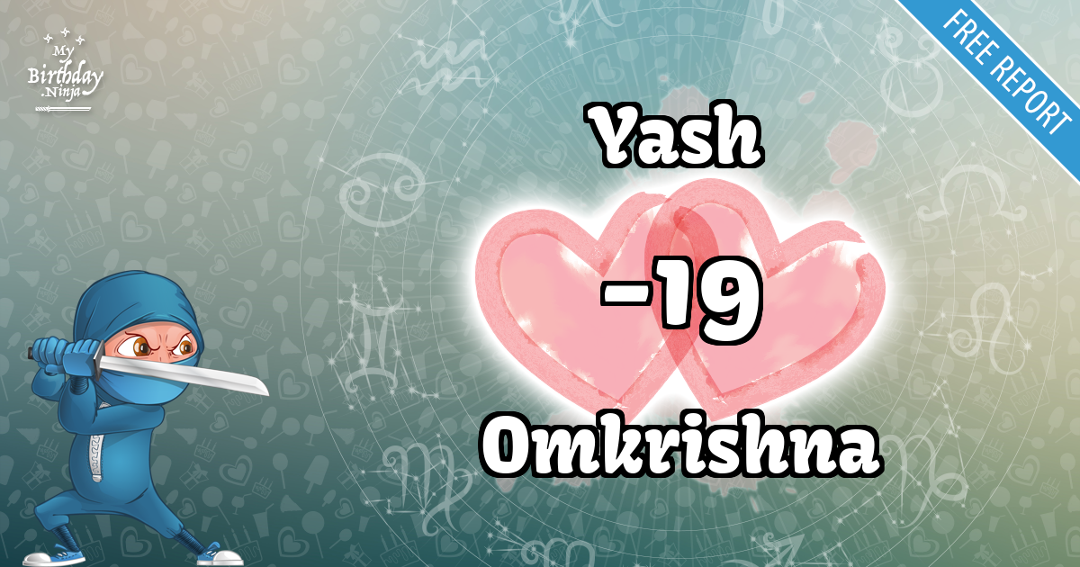 Yash and Omkrishna Love Match Score