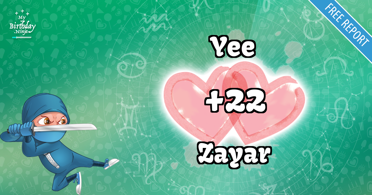 Yee and Zayar Love Match Score