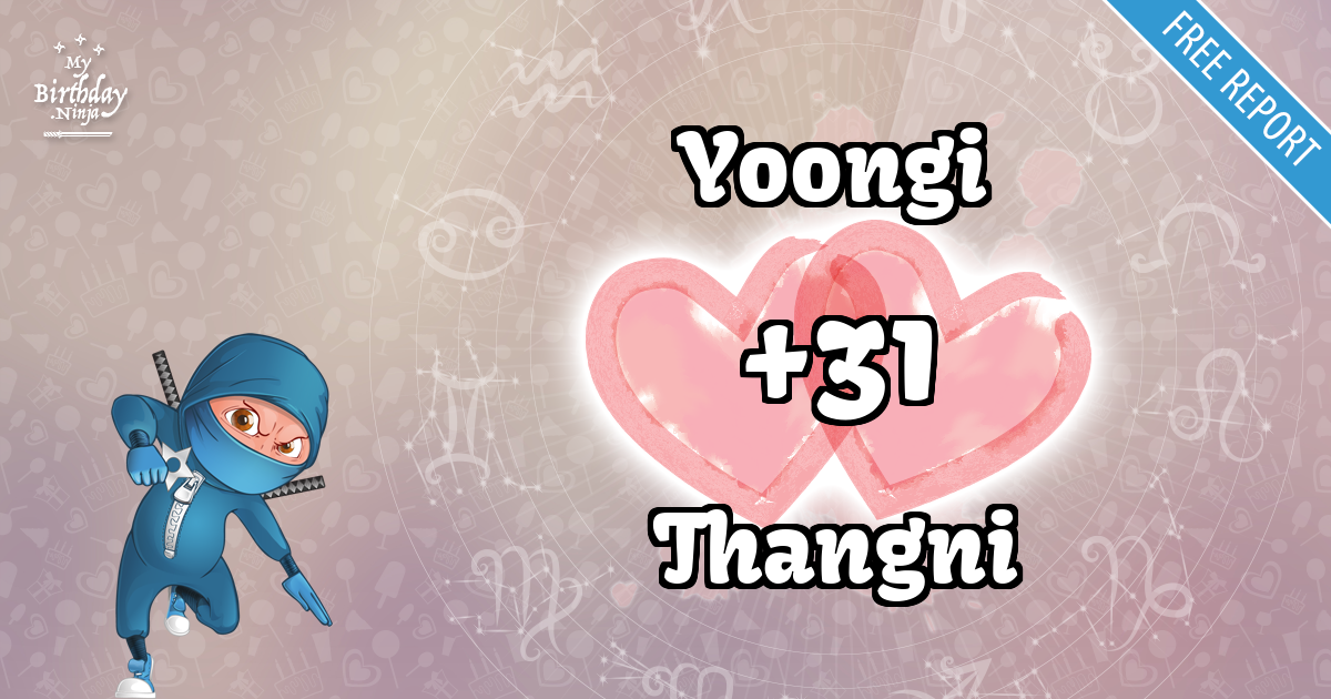 Yoongi and Thangni Love Match Score