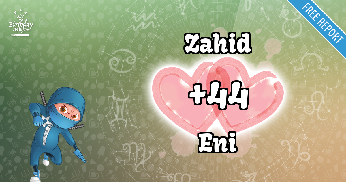 Zahid and Eni Love Match Score