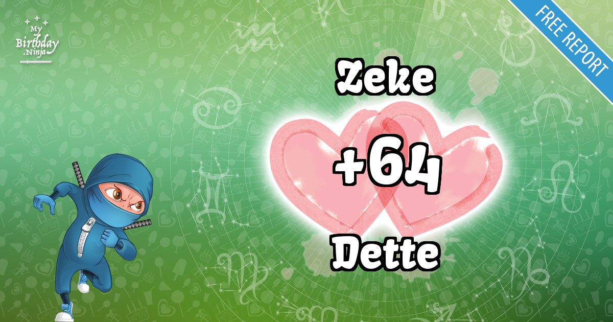 Zeke and Dette Love Match Score