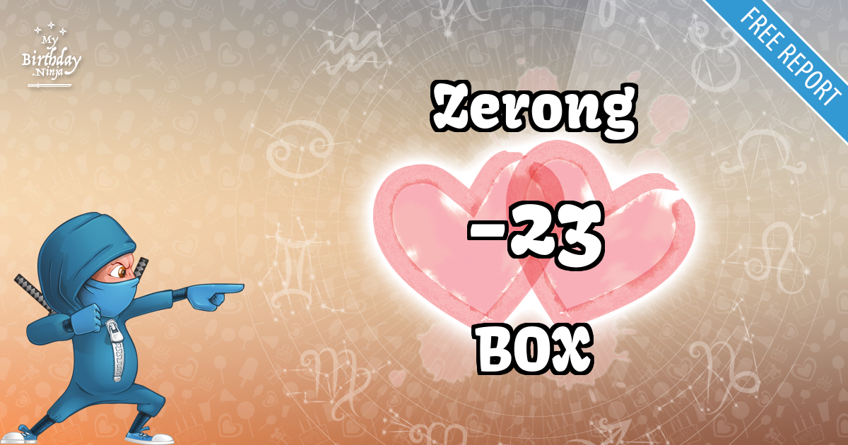 Zerong and BOX Love Match Score