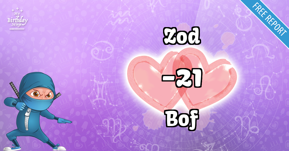 Zod and Bof Love Match Score