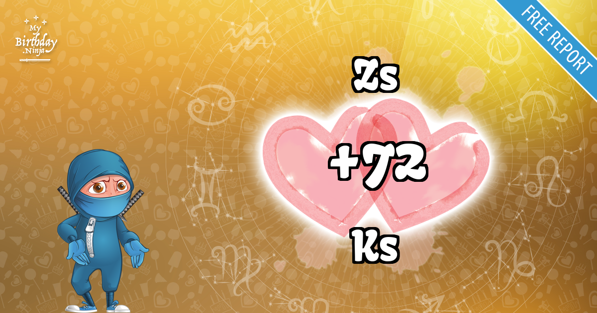 Zs and Ks Love Match Score